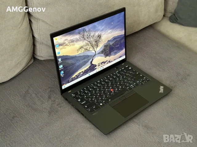 14’Full HD+IPS Ryzen 7 PRO 6850u  Lenovo Thinkpad T14 Gen3  16GB LPDDR5 6400Mhz 512GB SSD Nvme, снимка 3 - Лаптопи за работа - 56165715