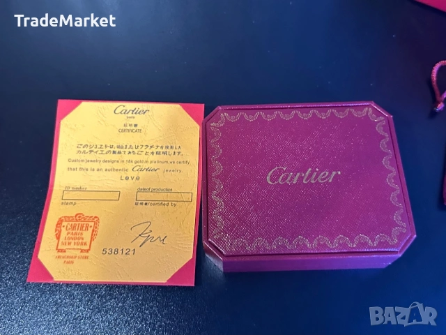 Нова Дамска Гривна Cartier Juste un Clou Bracelet с пълна опаковка, снимка 7 - Гривни - 54279452