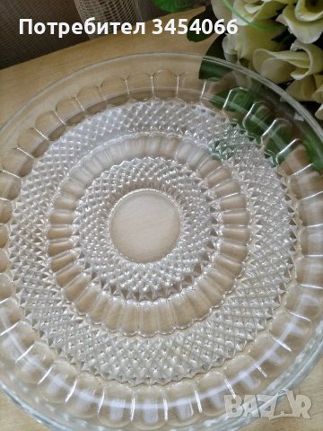 Чиния, поднос за торта, сладки. , снимка 2 - Чинии - 47711835