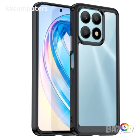 Huawei Honor X8a Силиконов Калъф Transparent TPU и Протектор