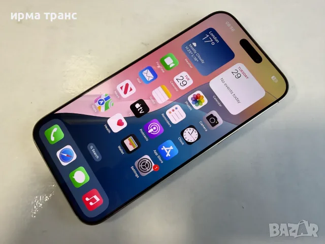 iPhone 16 Pro Max 256gb 93% батерия.Гаранция, снимка 2 - Apple iPhone - 56267004