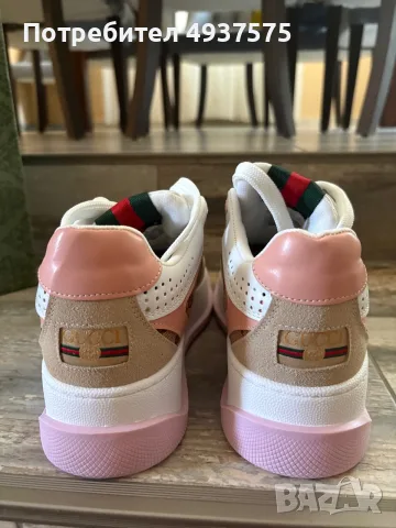 Чисто нови Gucci sneakers , снимка 3 - Маратонки - 55925570