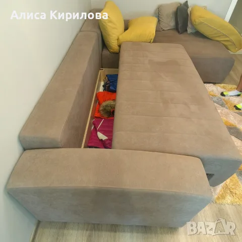 Ъглов диван за хол!, снимка 4 - Дивани и мека мебел - 56461253