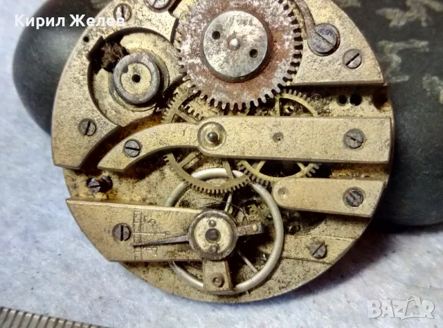 МЕХАНИЗЪМ от СТАР КОЛЕКЦИОНЕРСКИ РЯДЪК МОДЕЛ ШВЕЙЦАРСКИ ДЖОБЕН ЧАСОВНИК 24238, снимка 7 - Джобни - 48633770