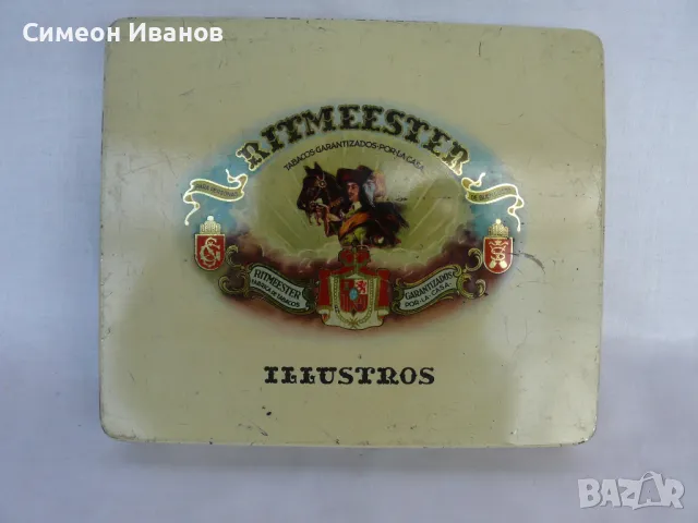 Интересна стара метална кутия от цигари пурети #1981, снимка 1