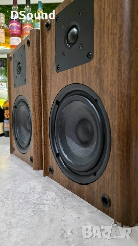 Onkyo Hi-Fi тонколони 2x100 W — Орехов фурнир, снимка 2 - Тонколони - 52976986