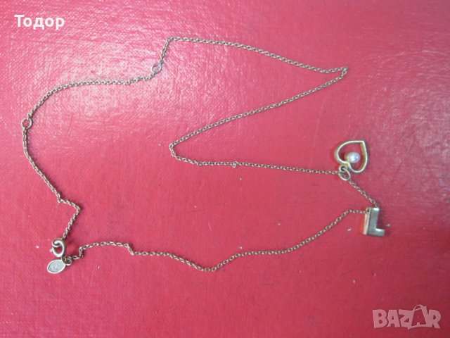 Страхотно позлатено колие Авон Ирланд перла, снимка 5 - Колиета, медальони, синджири - 37669012