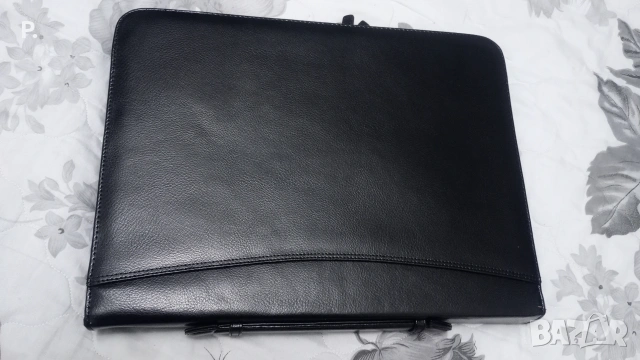 Черна кожена чанта 