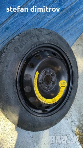 джанта-патерица за Фиат Ланча Алфа Ромео 4Jx15"/5x98/ет35/58,1мм-гума 125/80/15, снимка 2 - Гуми и джанти - 50776540