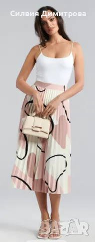 Плисирана миди midi пола , снимка 1