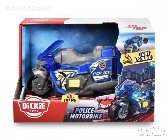 Dickie Мотор полиция 203302031 , снимка 1 - Коли, камиони, мотори, писти - 38817721