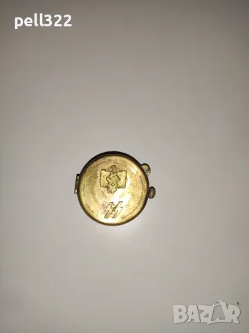 Нацистки кутийки за компас или ръчен часовник, месинг ВСВ, снимка 7 - Антикварни и старинни предмети - 48559610