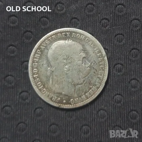 1 крона 1893 Австрия сребро, снимка 2 - Нумизматика и бонистика - 55928547