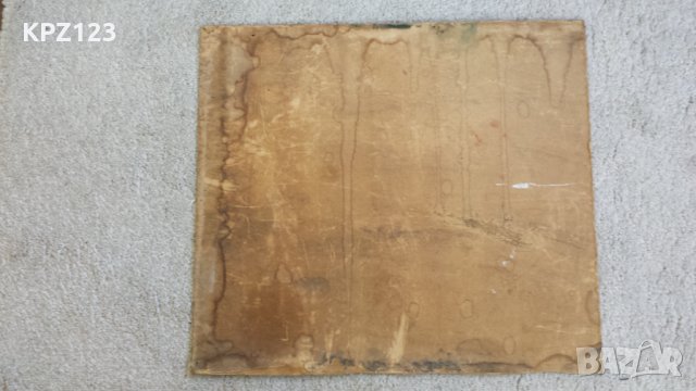 СТАРА КАРТИНА ПЕЙЗАЖ ПЛАНИНСКА ХИЖА / МАСЛЕНИ БОИ, снимка 4 - Картини - 29100559