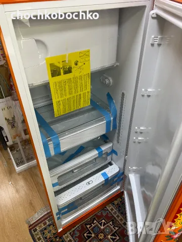 Хладилник Смег Smeg Dolche&Gabana Нов Неупотребяван, снимка 3 - Хладилници - 48647482