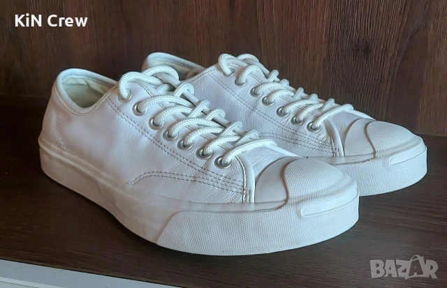 Converse Jack Purcell unisex обувки от кожа - номер 41, снимка 2 - Кецове - 53972433