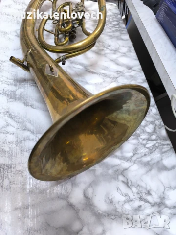 Bb Baritone instrumentenfabrik Christian Reiner - баритон, басфлигорна made in Germany, снимка 5 - Духови инструменти - 50891933