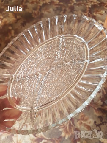 Нови! Стъклени плата за ордьовър, снимка 3 - Прибори за хранене, готвене и сервиране - 31812513