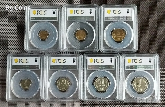 Лот 1980 PROOF PCGS , снимка 2 - Нумизматика и бонистика - 53272391
