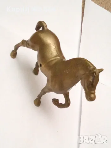 Старинна бронзова фигурка на 🐎 кон 50652, снимка 9 - Колекции - 56525065