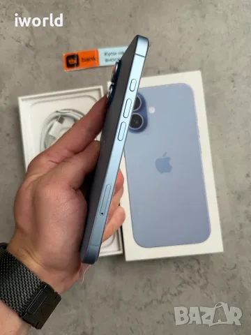 ГАРАНЦИЯ❗️iPhone 17 29€/мес 256GB Mist Blue КАТО НОВ❗️син , снимка 6 - Apple iPhone - 56208724