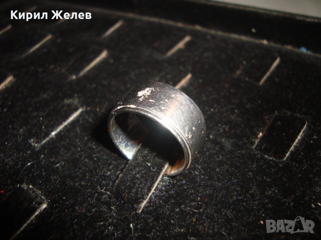 МАСИВЕН ПРЪСТЕН ТИП ХАЛКА БЛАГОРОДНА СТОМАНА 19650, снимка 2 - Пръстени - 32088833