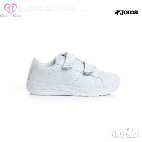 №35,36, Бели детски маратонки JOMA, модел PLAY 21 с велкро, снимка 2 - Детски маратонки - 44144953