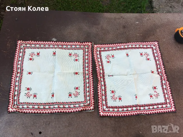 стари ръчно бродирани кърпички , снимка 9 - Антикварни и старинни предмети - 50036695