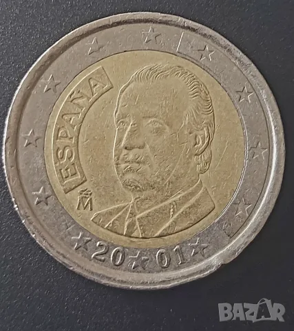 Монета 2 евро Испания 2001