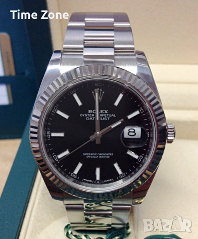 Rolex Datejust 41mm Steel Dark Rhodium Dial Automatic Различни Варианти, снимка 14 - Мъжки - 54049871