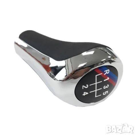 Хромирана топка за ръчен скоростен лост за BMW 1, 3 Series, X5 и X6, 5 скорости, снимка 3 - Аксесоари и консумативи - 55860577
