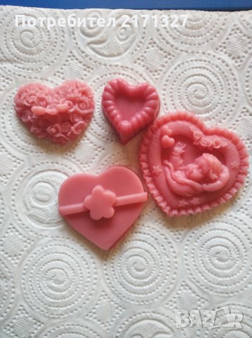 Ароматни глицеринови сапунчета за Свети Валентин, снимка 13 - Романтични подаръци - 31573742