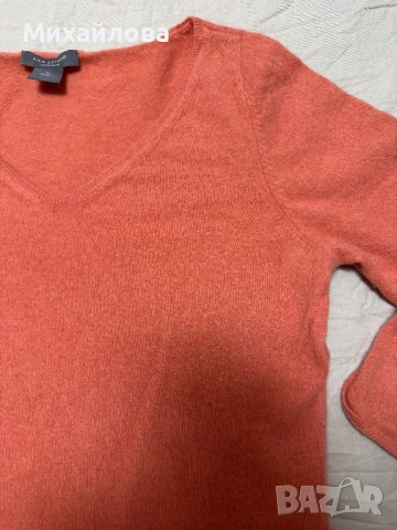 Кашмирен пуловер розов, снимка 3 - Блузи с дълъг ръкав и пуловери - 53322226