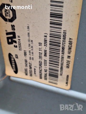 плата BN41-01785A BN94-05554K  for ,SAMSUNG PS43E450A1  43inc DISPLAY S43AX-YB01 , снимка 6 - Части и Платки - 54153851