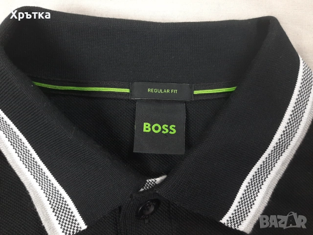 Hugo Boss Paddy - Оригинална мъжка тениска с яка размер L, снимка 7 - Тениски - 53306237