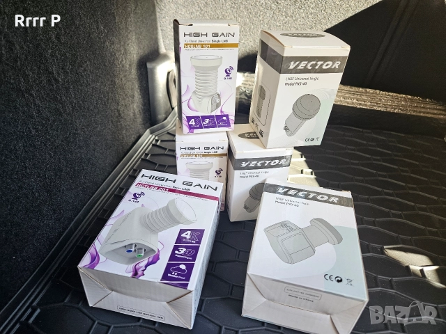 НОВИ Сателитни конвертори Vector/High Gain, снимка 3 - Приемници и антени - 52983649