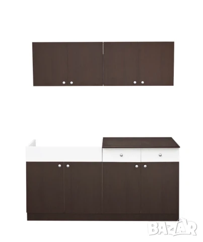 Комплект кухненски мебели Kring Karina, Wenge, 160 cм