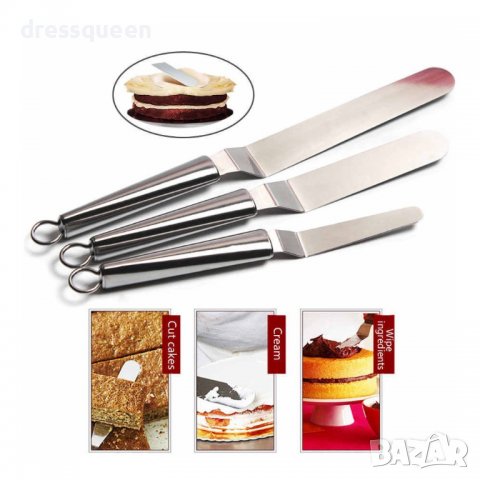 2766 Инструменти за декорация и заглаждане на торта, снимка 4 - Прибори за хранене, готвене и сервиране - 37272826