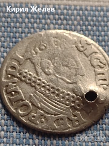Сребърна монета 3 гроша 1622г. Сигизмунд трети Полша 28456, снимка 4 - Нумизматика и бонистика - 42900023