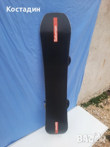 Сноуборд 155см. Salomon Huck Knife RTL Wide с автомати, снимка 9 - Зимни спортове - 53205887
