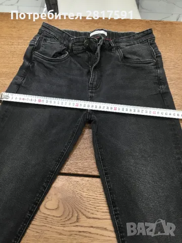 Детски дънки Reserved, черни, размер 158 см, снимка 2 - Детски панталони и дънки - 47730523