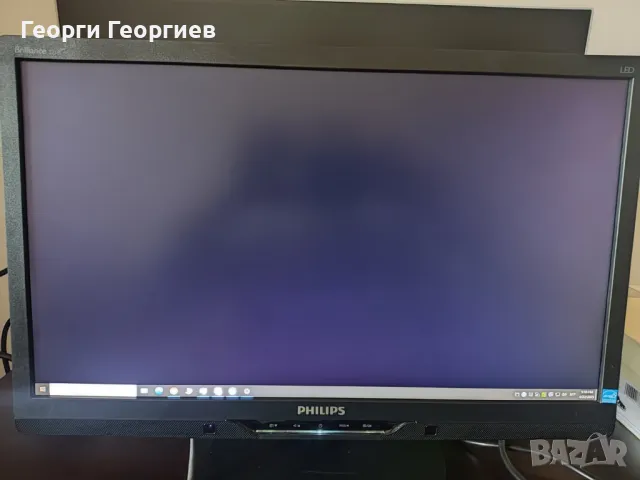 Монитор Philips Brilliance 221B LED с вградени колонки и usb hub Full HD, снимка 4 - Монитори - 49994517