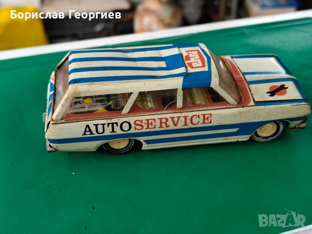 Ламаринена играчка EHRI DDR Opel Rekord, снимка 3 - Колекции - 52649039