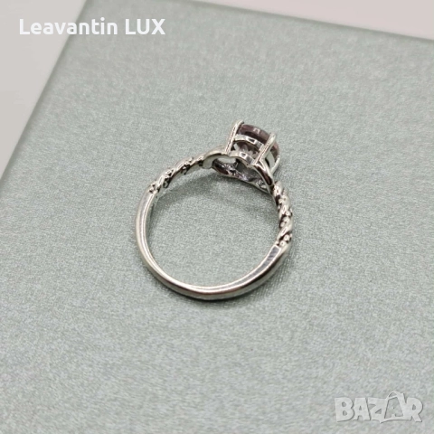 Сребърен пръстен с Аметрин , снимка 7 - Пръстени - 52375048