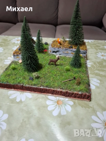 Макет / Диорама - Гората и дивите животни