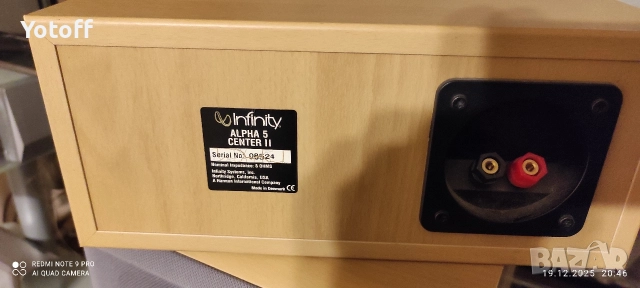 Infinity alpha , снимка 9 - Тонколони - 52851364