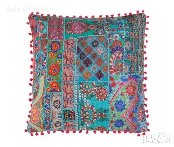 Декоративна възглавница, Pom Pom, 45x45x10cm