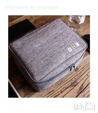 ДВУСЛОЙНА ЧАНТА ЗА ОРГАНИЗИРАНЕ НА ПЪТНИЧЕСКИ КАБЕЛИ - код 1338, снимка 8 - Други стоки за дома - 34287589