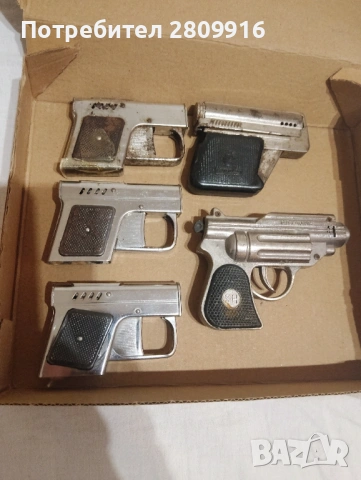 Запалки пистолет 5бр