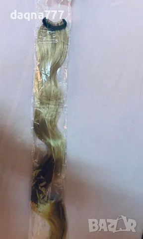 Луксозна 66.04 см права конска опашка за жени, снимка 17 - Аксесоари за коса - 49460322